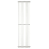 Трубчастий радіатор Betatherm вертикальний Metrum BM6 2180-30 1800x255x146mm Ral 9016M під №66